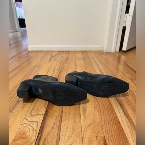 Geox Respira black leather short boots - Picture 6 of 8